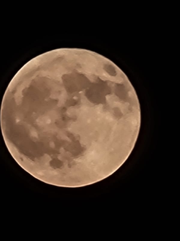 Full moon night over Quarteira, shot from multiple angles
