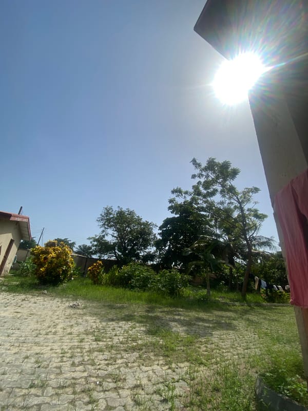 Sunny day scene captured in Ado, Nigeria