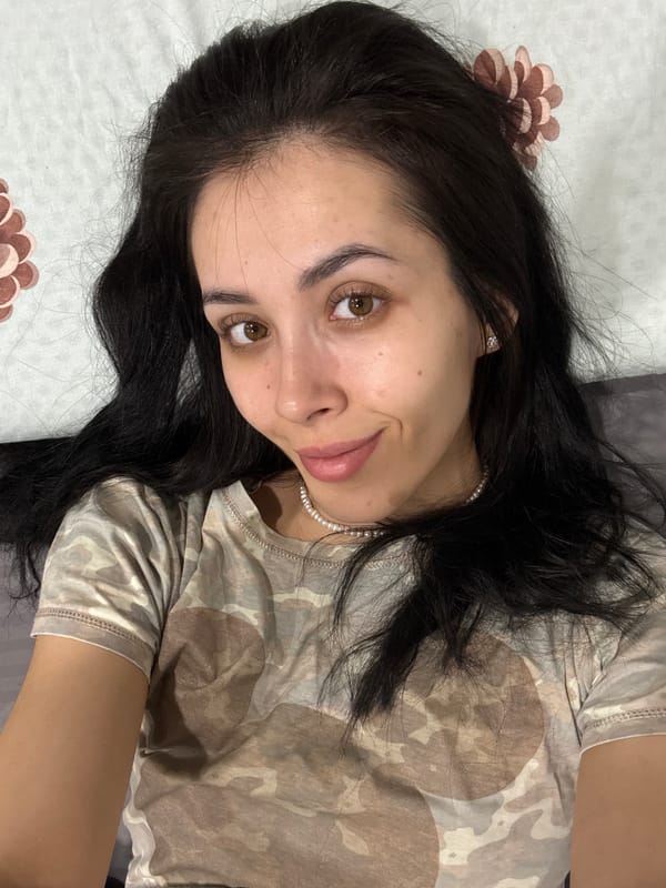 Woman rests on pillow in Votkinsk, Russia