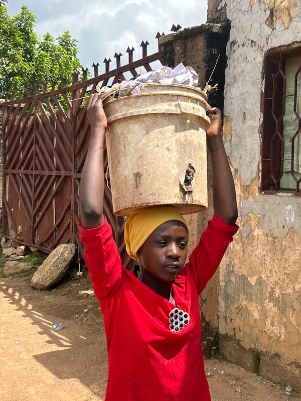 Midday street life and market activity across Jos, Nigeria