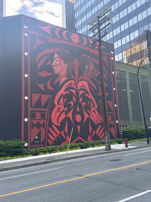 Downtown Vancouver streetscape documented in early morning walkabout