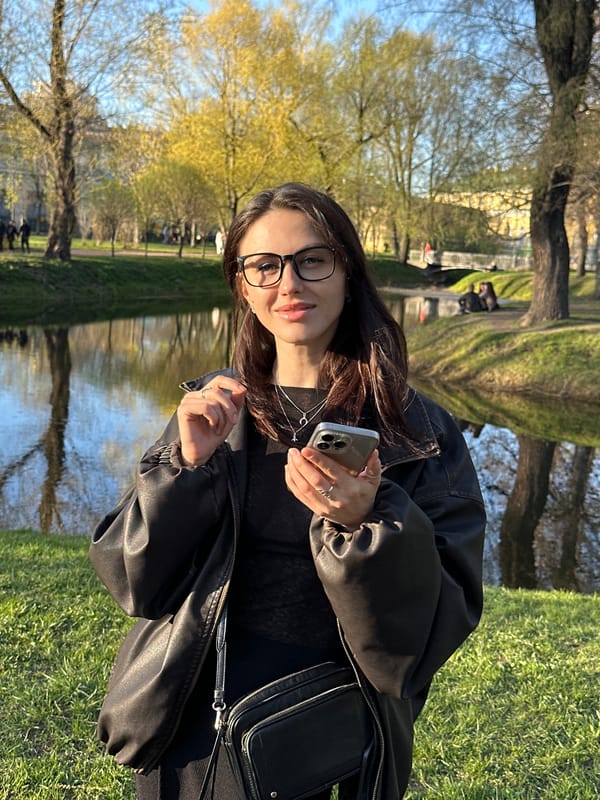 Afternoon park scenes captured near Saint Petersburg canal