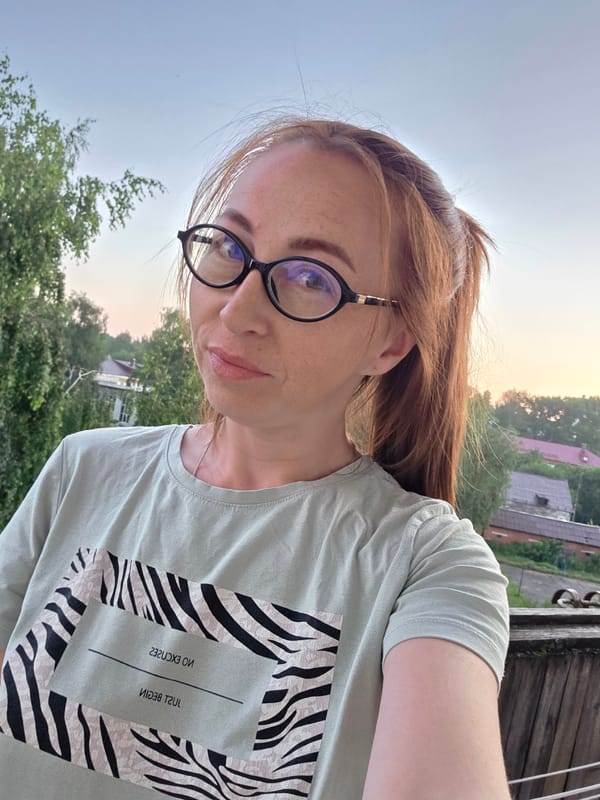 Evening walk in Chaikovsky — moon, flowers, and a bike ride