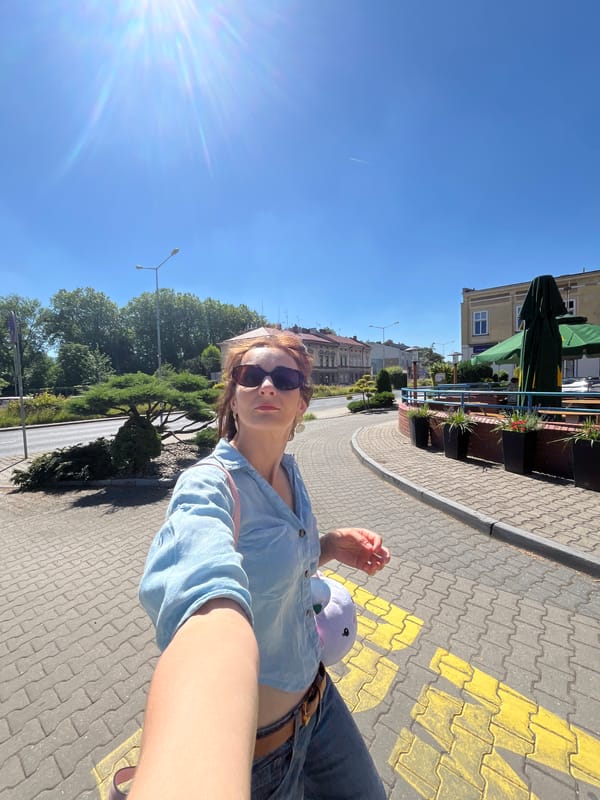 Morning stroll, McDonald's stop, and sightseeing in a Polish city