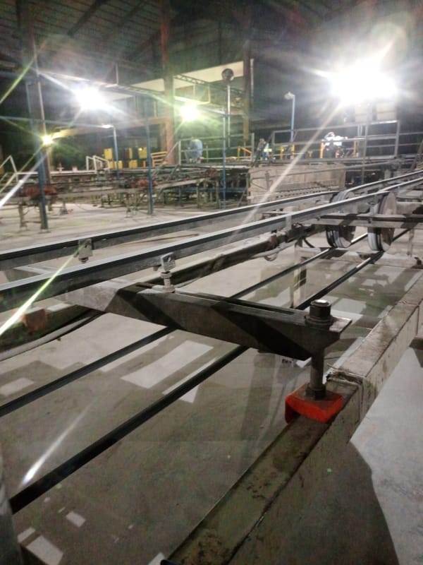 Nighttime operations captured at industrial facility in Magboro, Nigeria