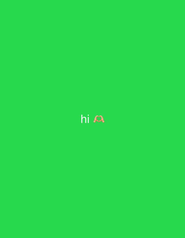 Digital greeting with heart emoji captured in Los Angeles