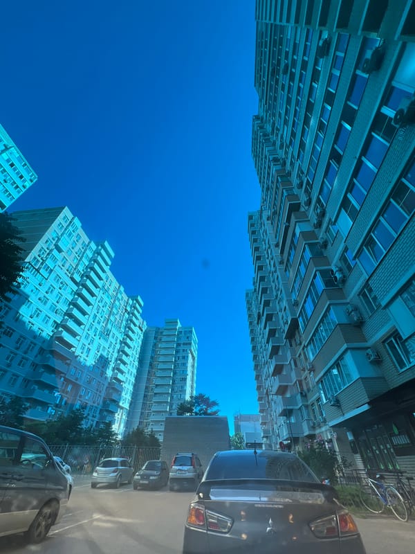 Morning documentation of residential life in Krasnodar, Russia