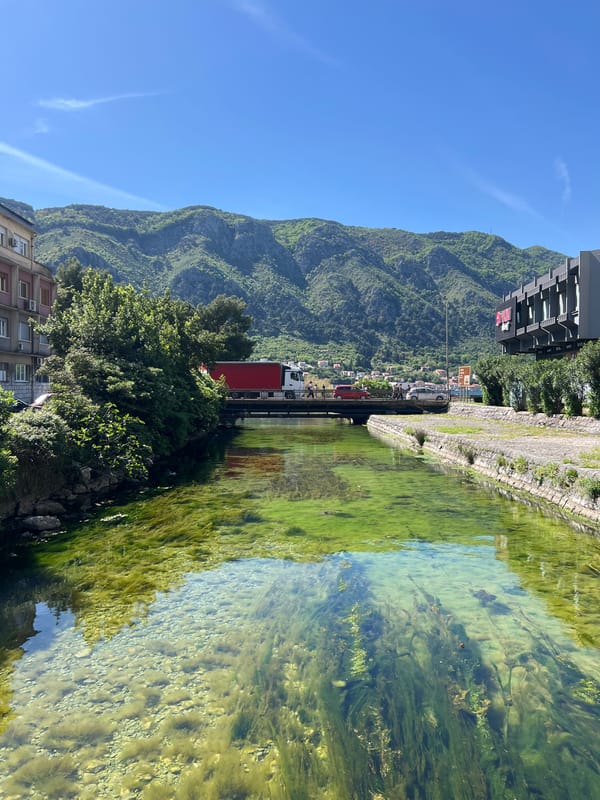 Peaceful afternoon moments captured along Kotor's scenic waterfront