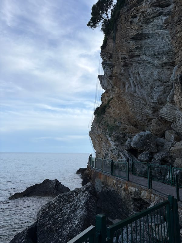 Witnesses document scenic Budva coastline views in Montenegro