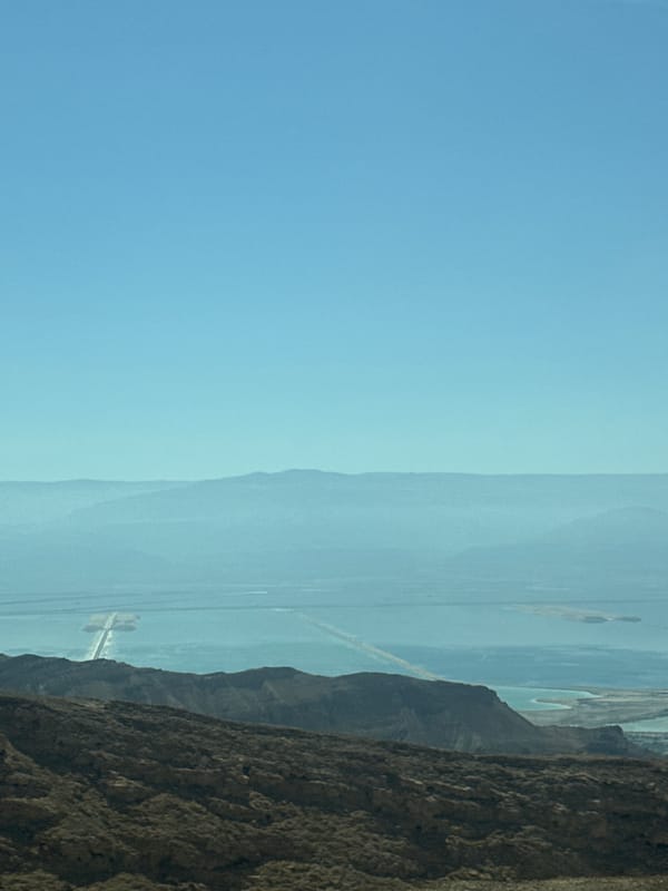 Morning views captured of Dead Sea landscape in Israel