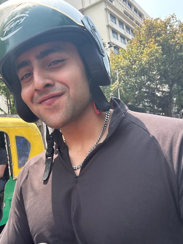Man photographed in outdoor portrait in Kolkata