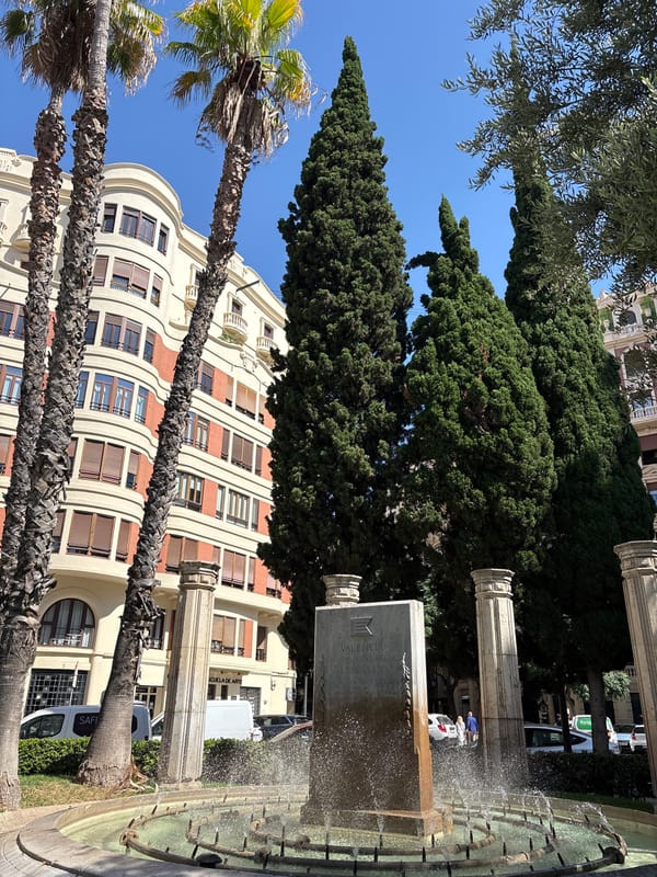 Morning walk through Valencia's Turia Gardens and Arts district