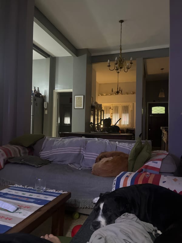 Quiet evening moments captured inside Avellaneda home