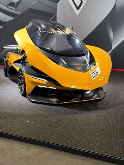 Luxury car exhibition showcases supercars in New York venue