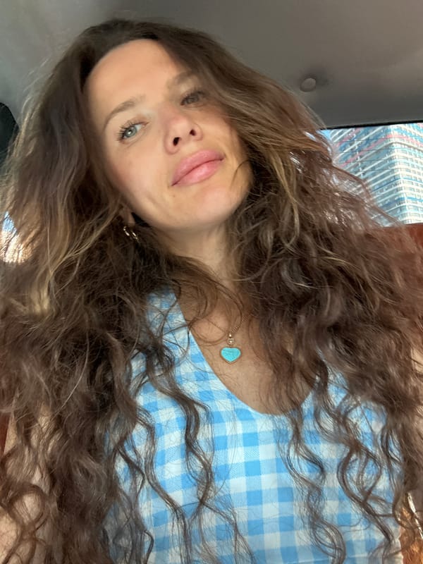 Car selfie on a Moscow street, summer 2026