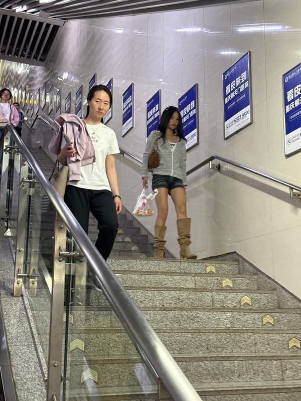 Morning street life documented across Yuzhong District, China