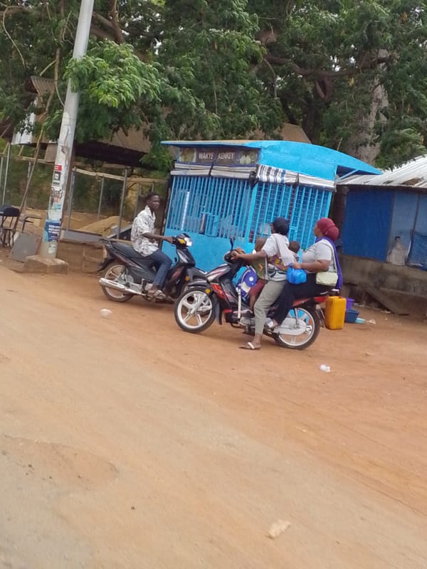 Everyday street activity captured in Tamale, Ghana