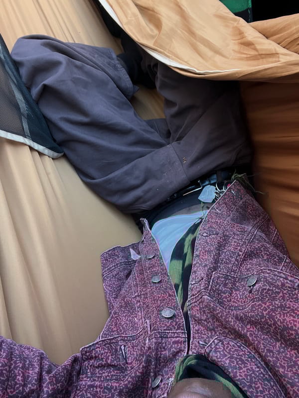 Person rests in hammock in Barcelona