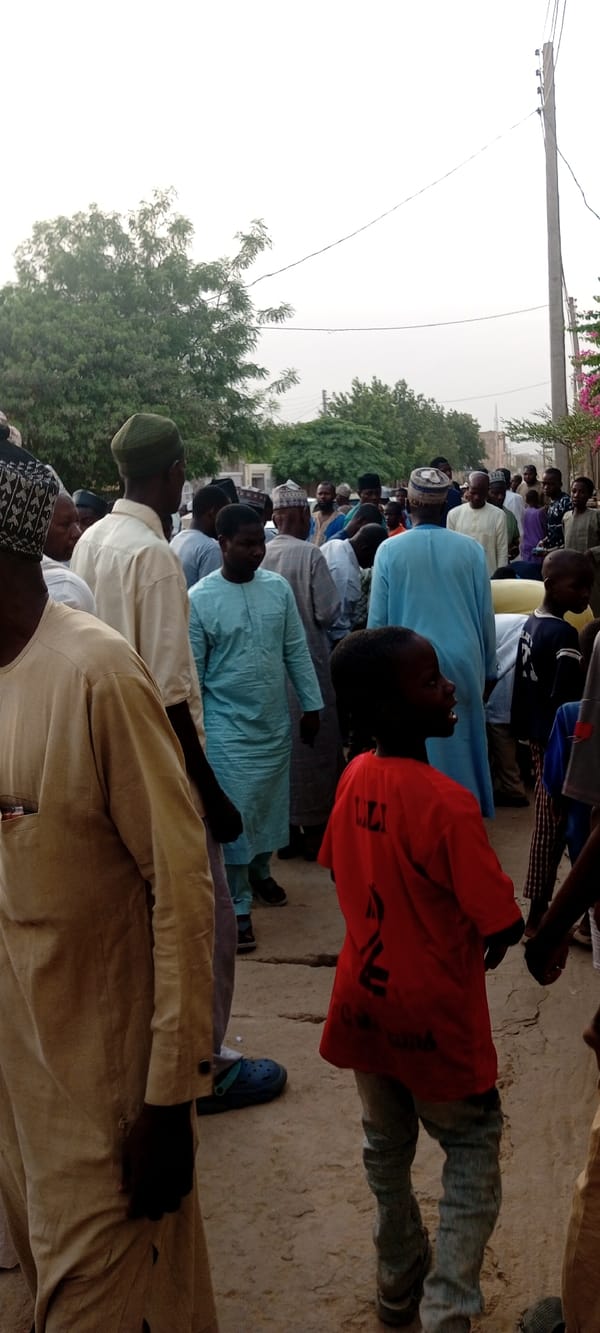 Community funeral gathering observed in Sabon Gari West, Nigeria