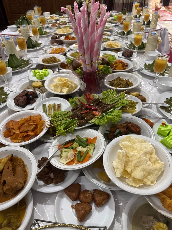 Elaborate feast gathering documented in Lhokseumawe, Indonesia
