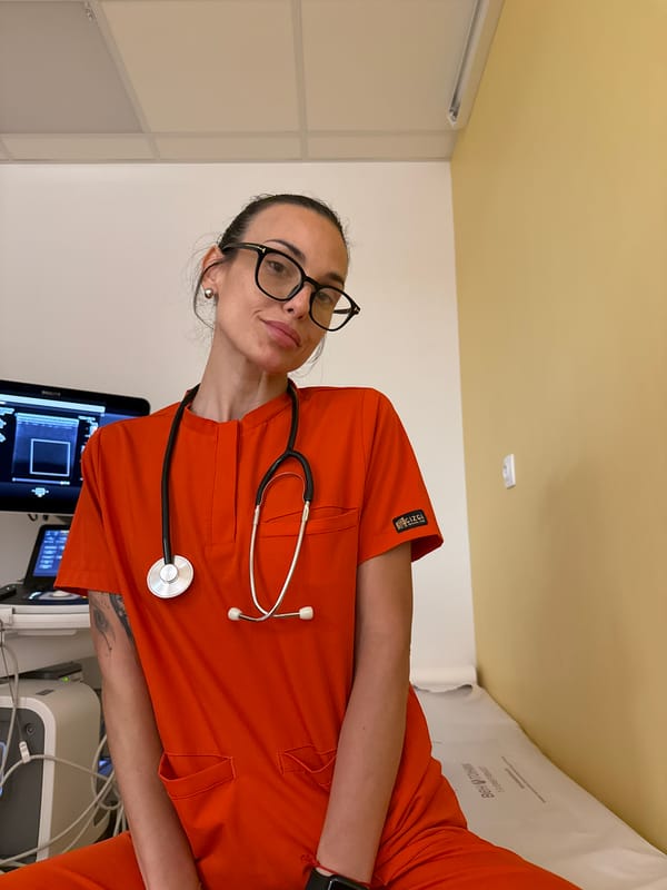 Healthcare worker observed in medical examination room in Pleven