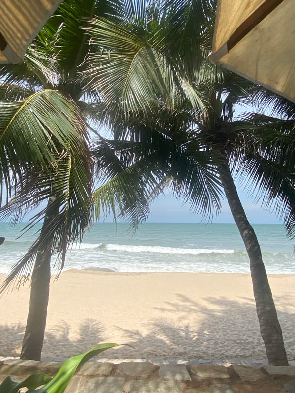 Poolside and beachfront moments at a Phu Thuy resort