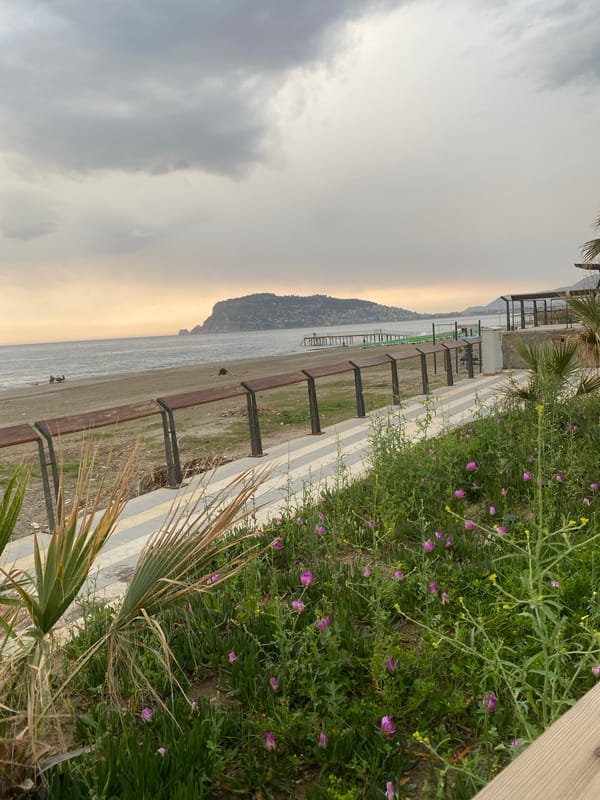 Daily life scenes documented across Alanya, Turkey coastline