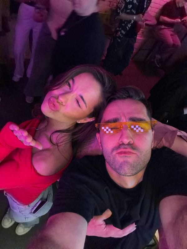 Nightclub gathering documented in Krasnoyarsk during evening hours