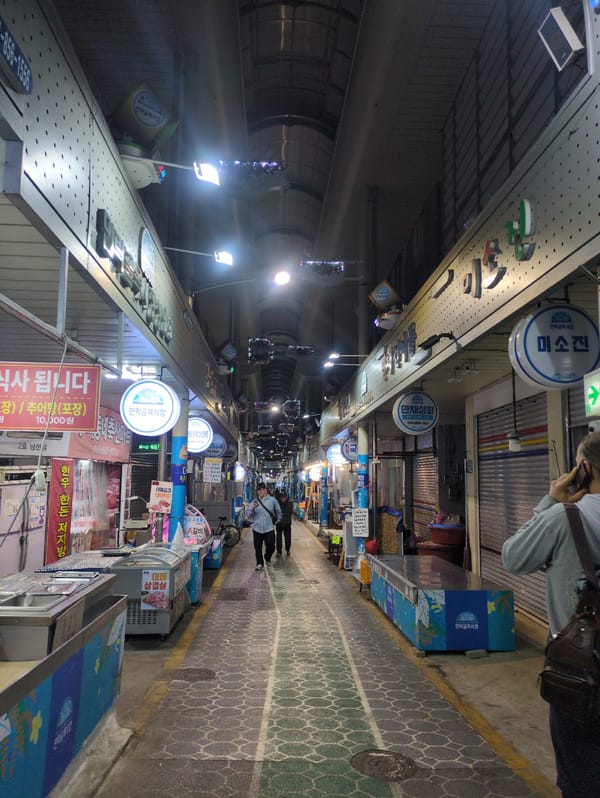 Witness captures diverse Busan street scenes during seven-minute walk