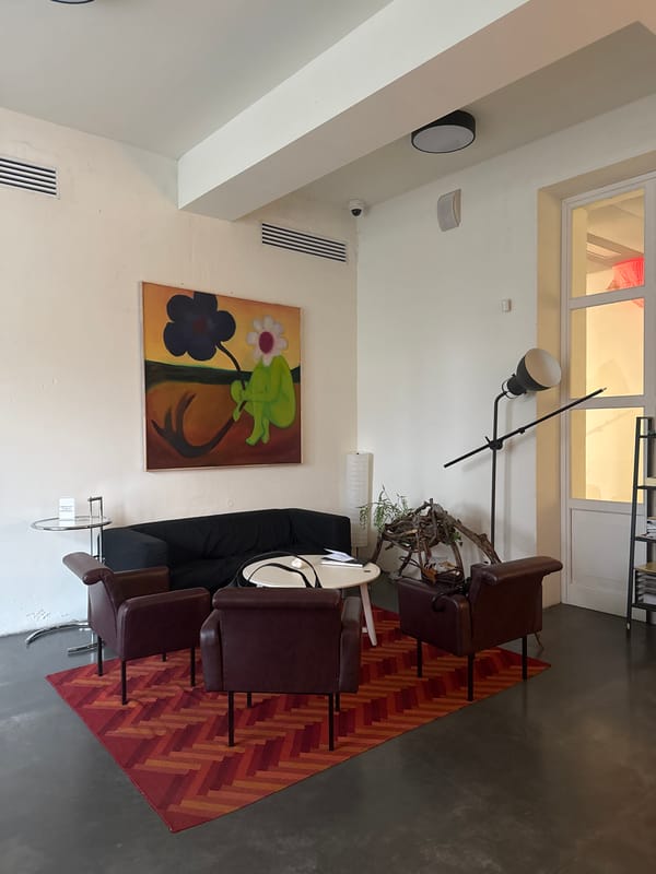 Moscow interior space documented with city views, furniture