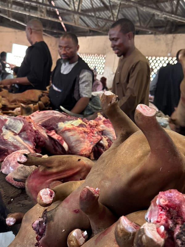 Morning market activity documented in Lugbe, Nigeria