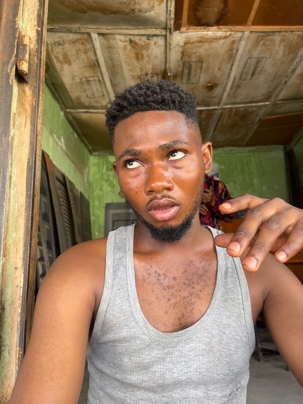 Portrait photograph captured in Zaria, Nigeria