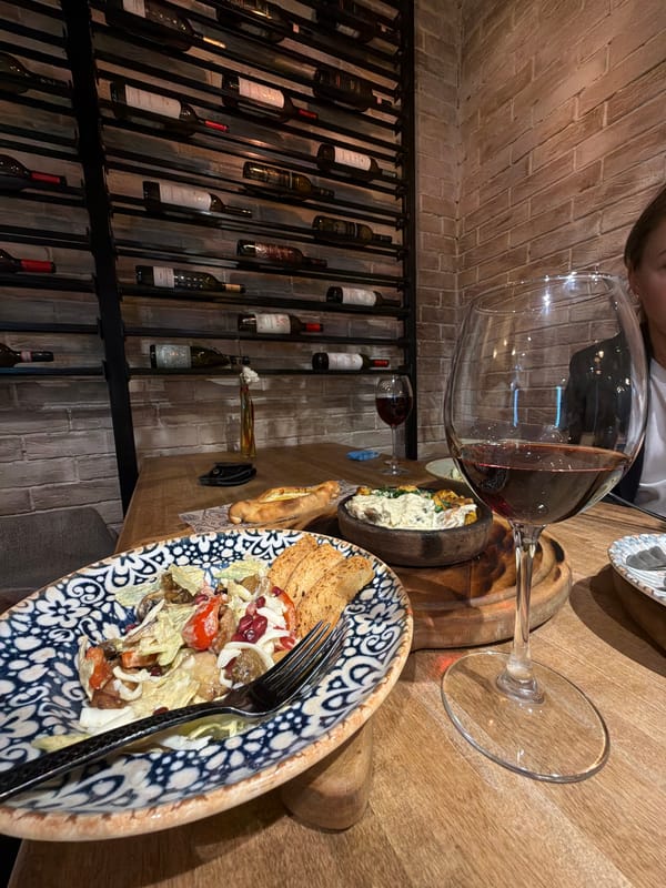 Restaurant dining experience documented in Izhevsk, Russia