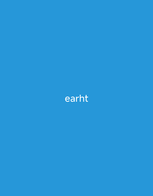 25 single-word color graphics posted in rapid succession