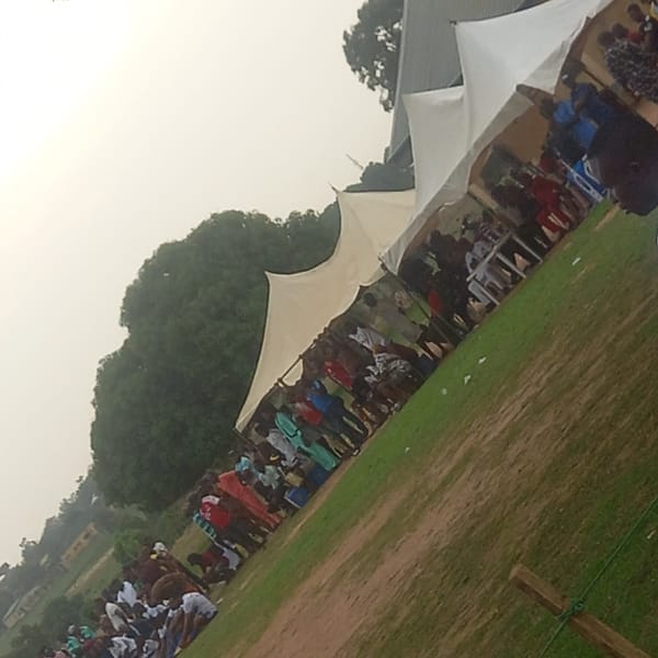 Soccer match draws crowds to dirt field in Narayi