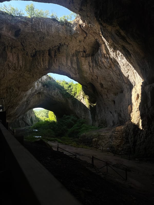 Interior of Bulgaria's Devetashka Cave documented by witness