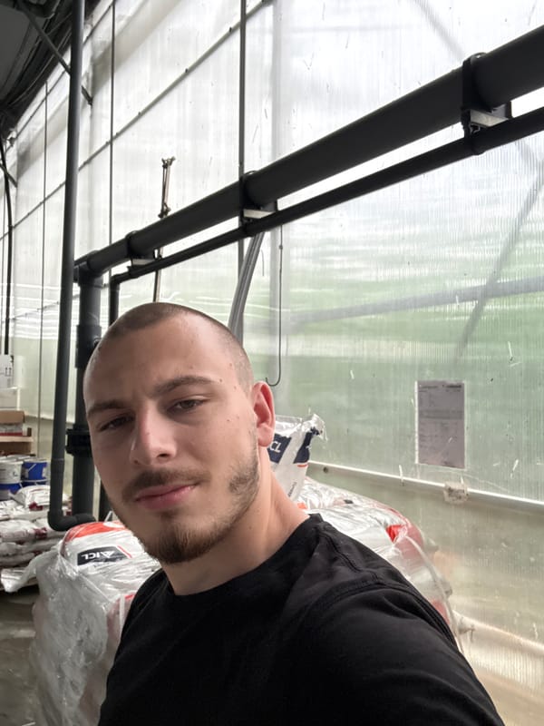 Worker documents industrial facility tour in Stara Zagora, Bulgaria