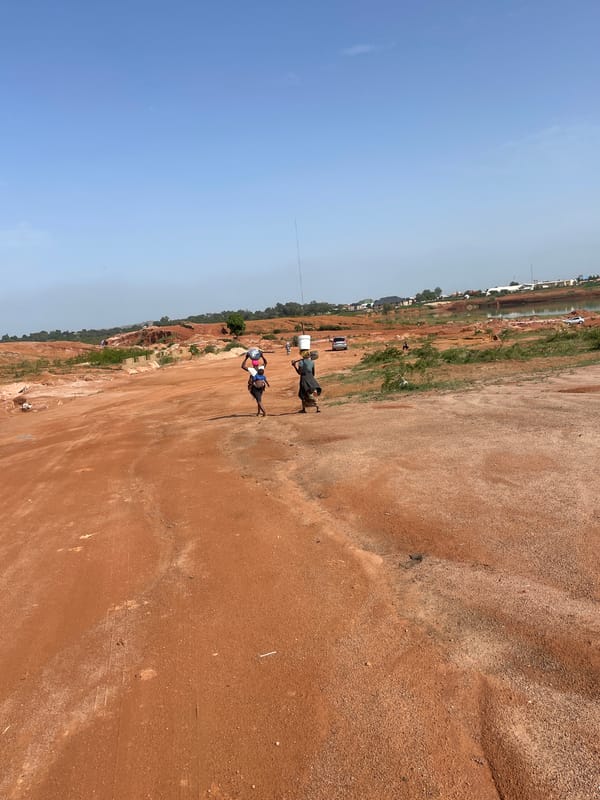 Daily life documented at Jos Nigeria mining site