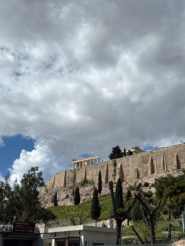Ancient Athens sites documented in midday tour sequence