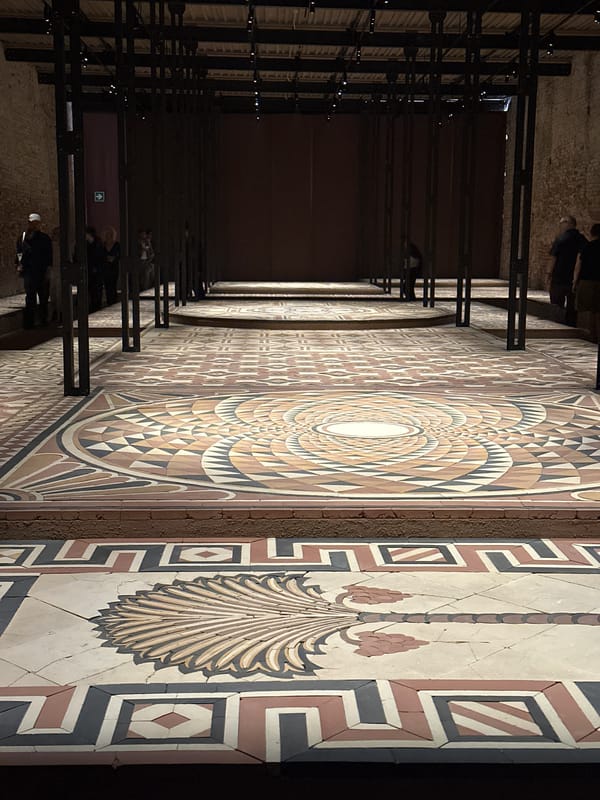 Tourist documents Venice architecture and symbols during afternoon walkthrough