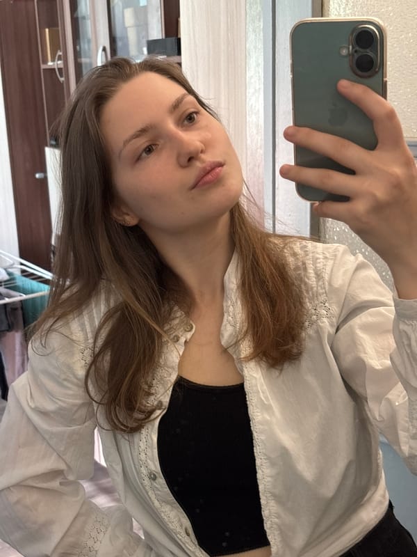 Morning flower photography and selfies documented in Saint Petersburg