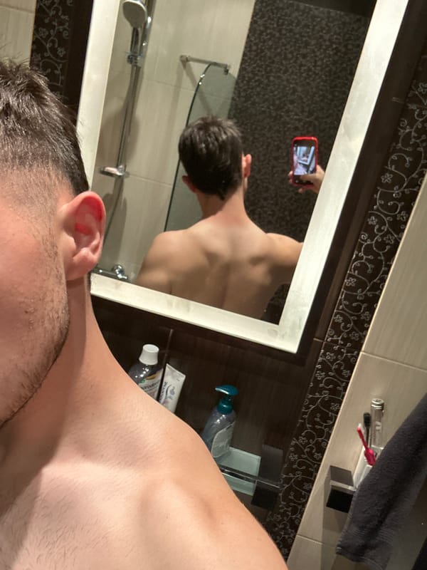 Sofia hillside views and a bathroom selfie, same afternoon