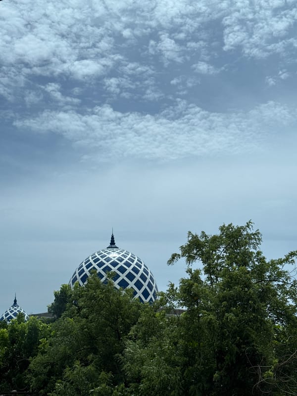 Islamic Center domes observed in Lhokseumawe, Indonesia