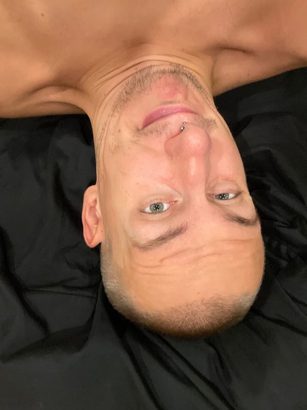 Portrait captured in Chang Phueak shows man with distinctive features