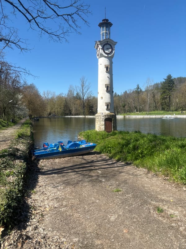 Sunny spring morning documented around Pleven's landmarks and lake