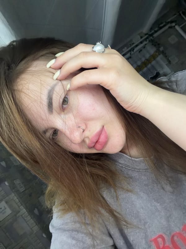 Portrait photograph taken of young woman in Port-Katon, Russia