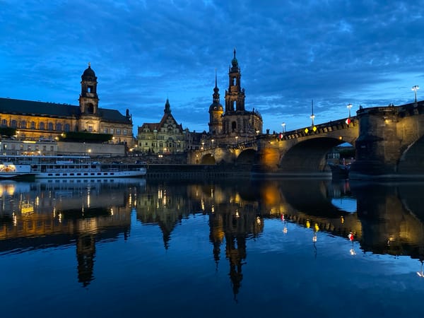 Dresden's Historic Skyline Documented Through Day to Night