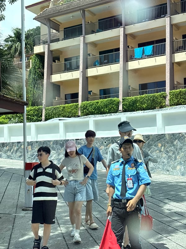 Morning scenes along the streets of Karon, Phuket