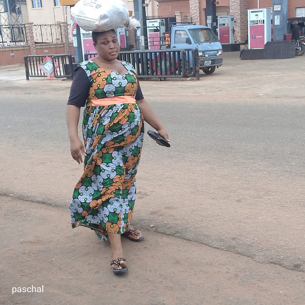 Daily life scenes captured in Nsugpe, Nigeria market district