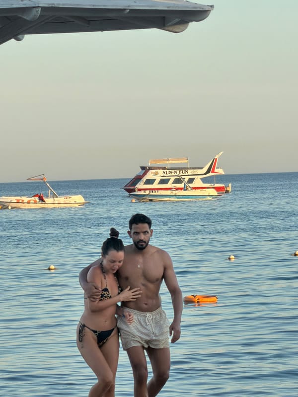 Red Sea resort beach day in Sharm El Sheikh